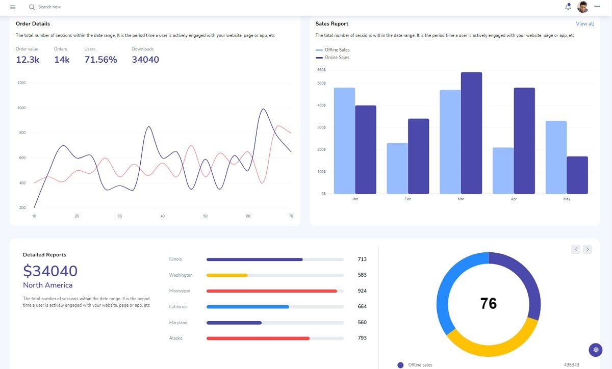 SkyDash - Open-Source Template from BootstrapDash